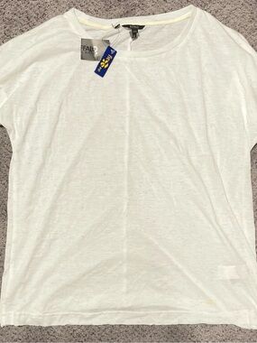 Y2K Buffalo David Bitton Rhinestone White Tee